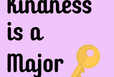 Kindness is a Major Key Emoji